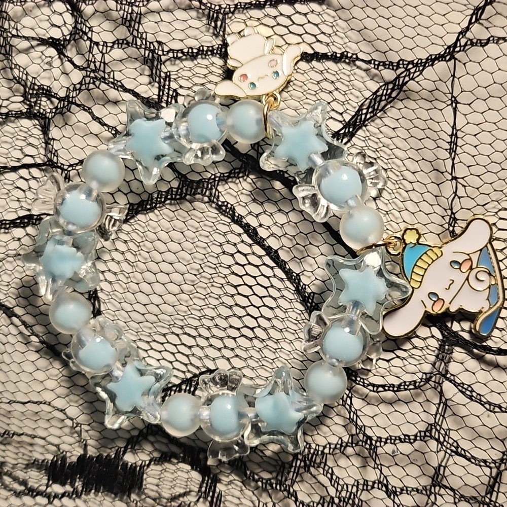 Blue Cinnamoroll Charm Bracelet